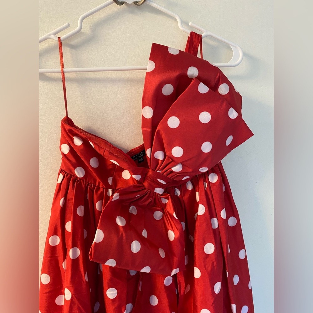 NWT Anthropologie Atsu Sally Bow Midi Dress Size XXS - Picture 3 of 15